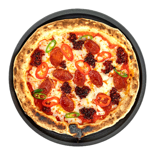 Double Pepperoni and Hot Honey pizza
